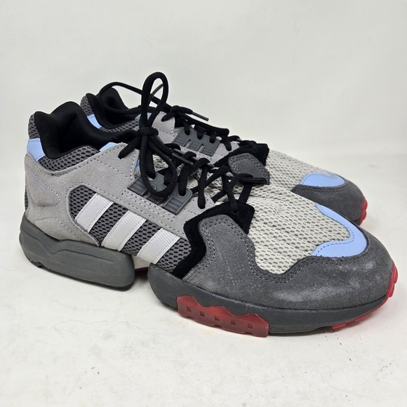 ADIDAS ZX Torsion X Ninja Men's Size 10.5 FW5957 Gray Blue Sneakers - Picture 1 of 15